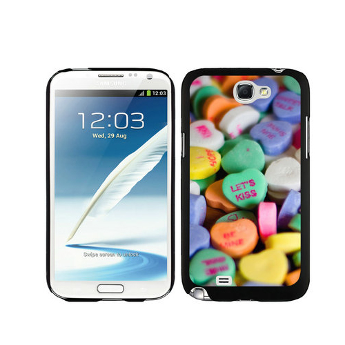 Valentine Candy Samsung Galaxy Note 2 Cases DNB - Click Image to Close